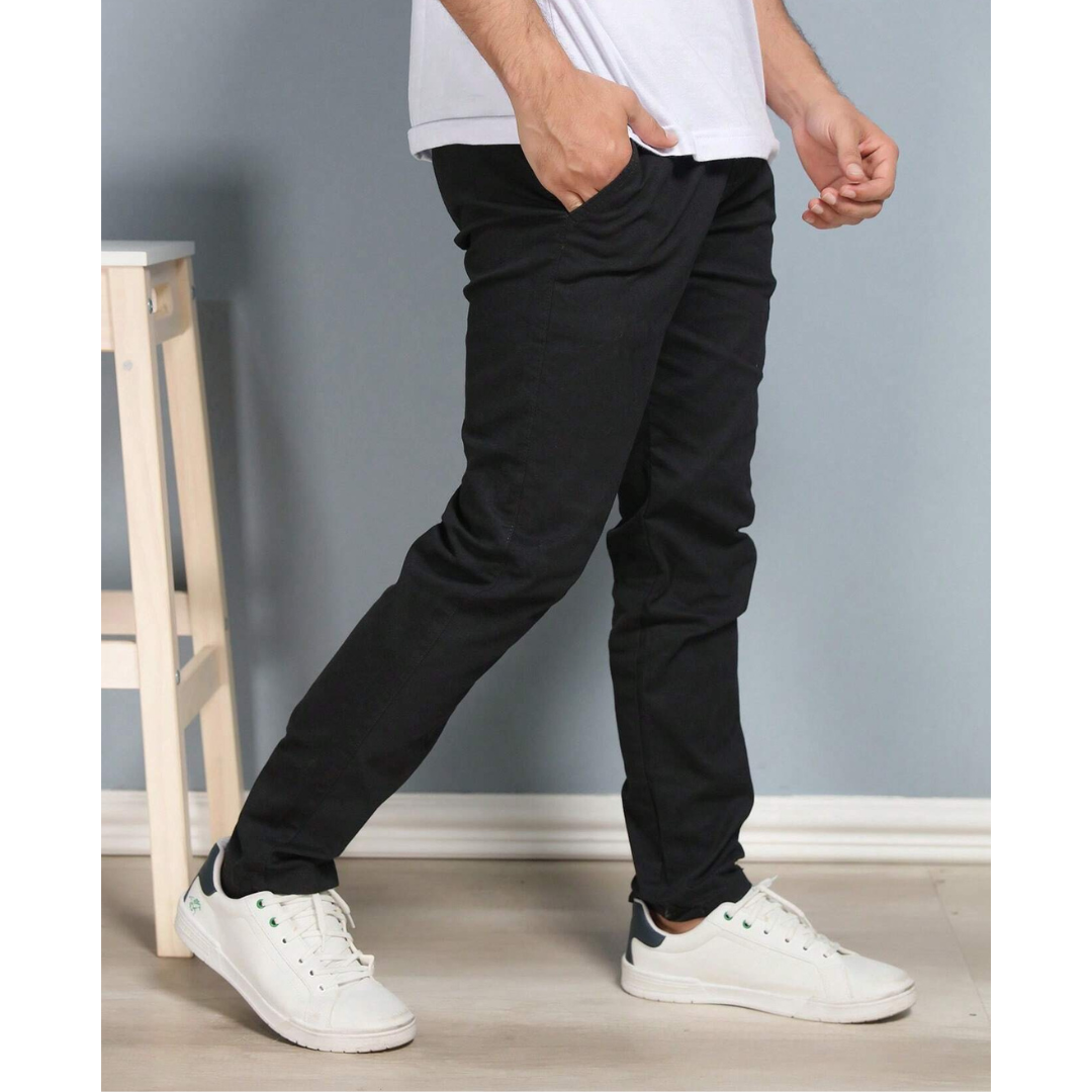 LEVE 4 PAGUE 1 - Calça Reta Masculina em Sarja