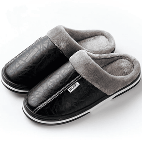 LEVE 2 PAGUE 1 - Pantufa Ortopédica de Couro - Interior Peluciado [Antiodor]
