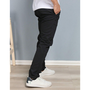 LEVE 4 PAGUE 1 - Calça Reta Masculina em Sarja