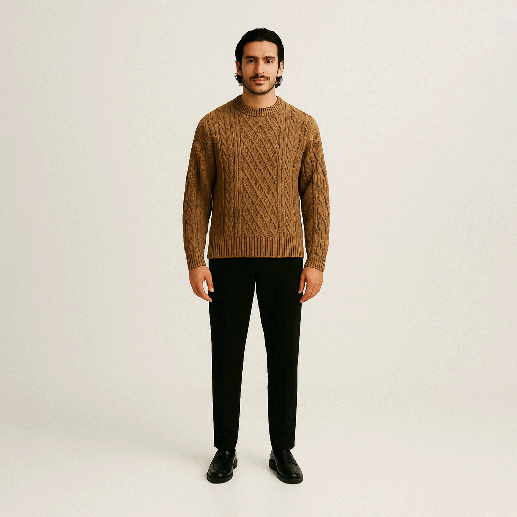 Suéter Masculino em Lã Noir